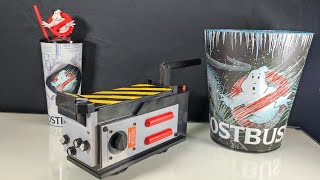 Regal Cinemas Ghostbusters Frozen Empire Ghost Trap & Popcorn Tin Bucket With Beverage cup!