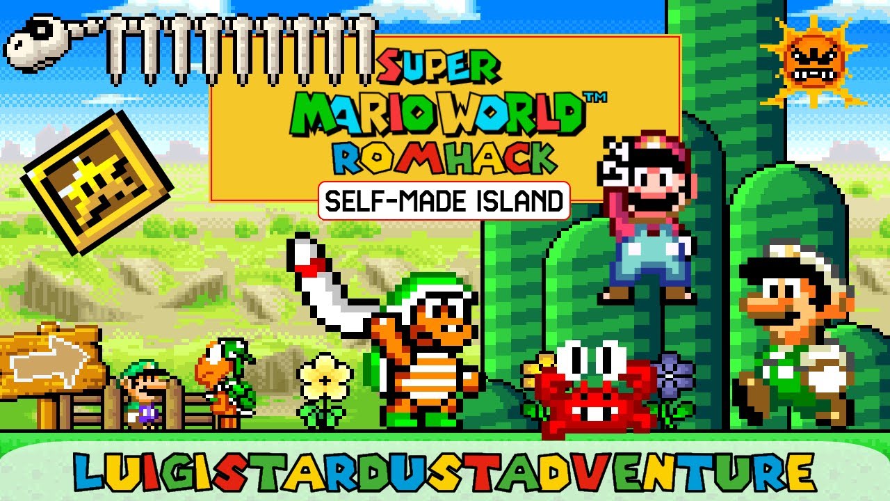 Luigi Stardust Adventure • Super Mario World ROM Hack YouTube