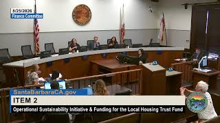 Finance Committee - August 25, 2026