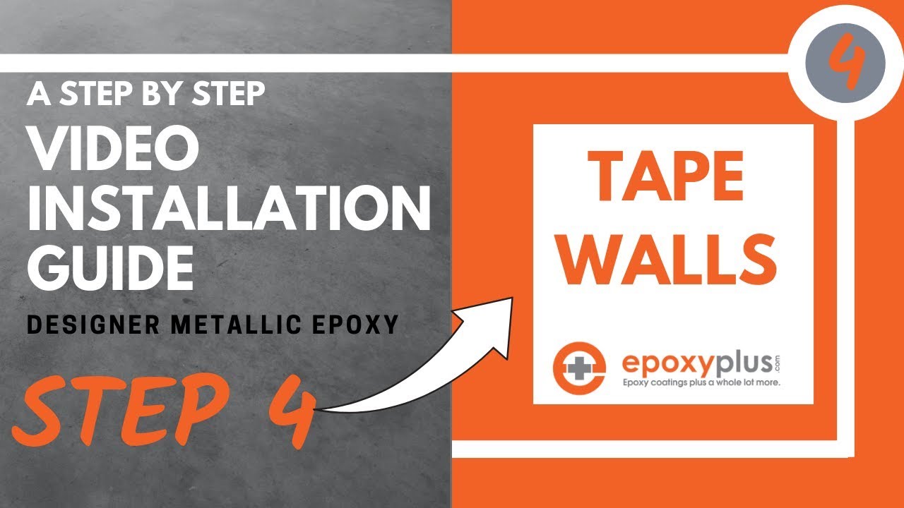 STEP 4 EPOXY INSTALLATION COMPLETE VIDEO GUIDE STEP 4 TAPE WALLS YouTube