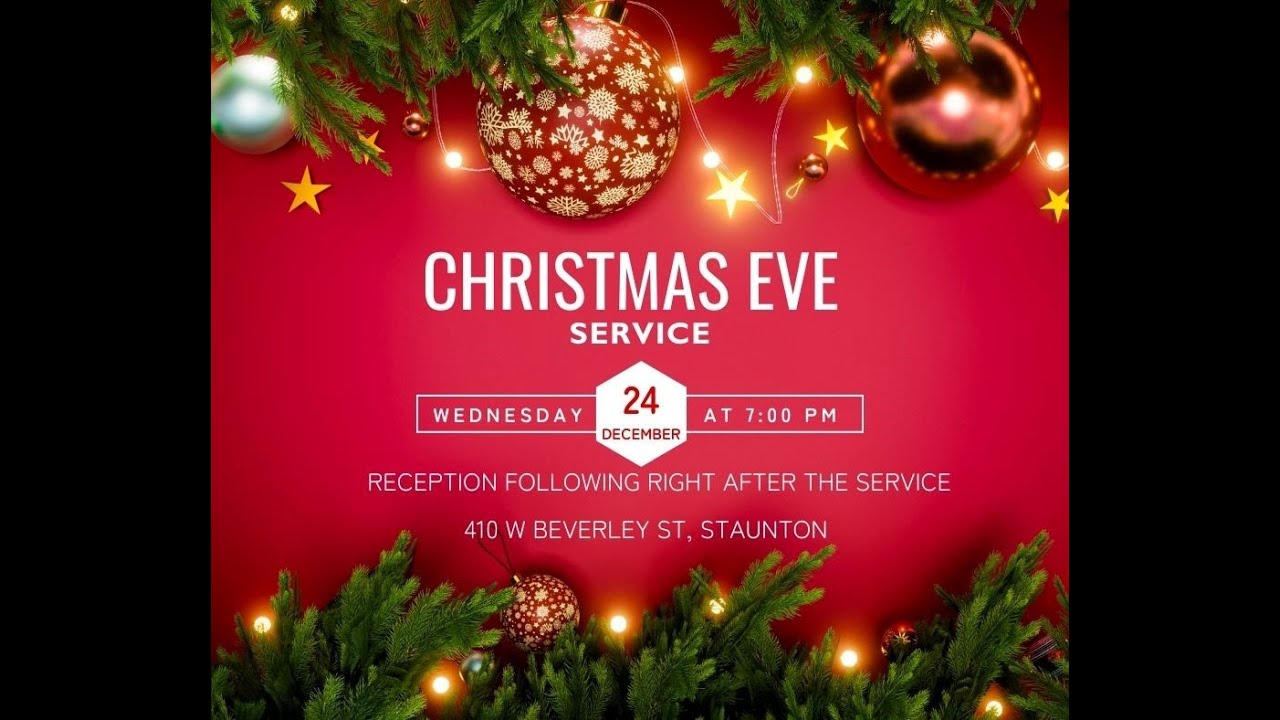 SGCC Christmas Eve Service December 24th 2025