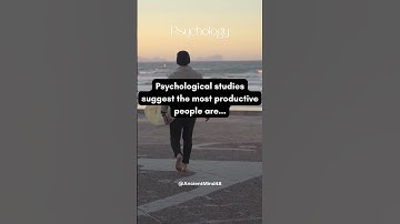 An important fact for productivity #psychologyfacts #shorts
