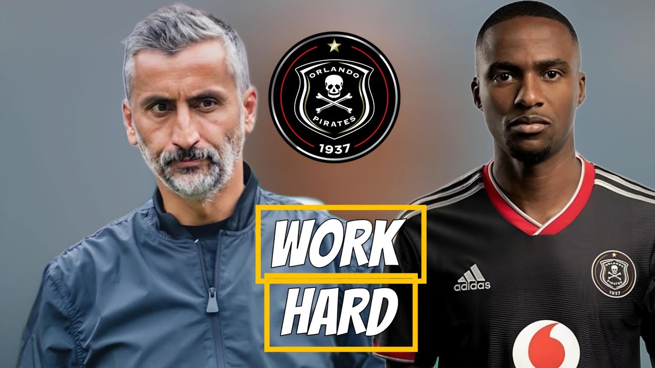 WOW ORLANDO PIRATES COACH SAYS LORCH & OTHER PLAYERS MUST WORK HARDER TO EARN THEIR SPOT - YouTube