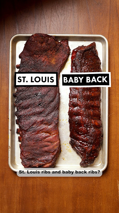 St. Louis vs Baby Back Ribs, Explained