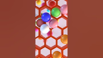 Rainbow ball drop #blender #3danimation #blender3d