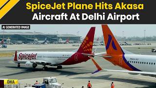 Delhi News Ejet & Akasa Air Planes Collide At Delhi Airport Dgca Probe Launched