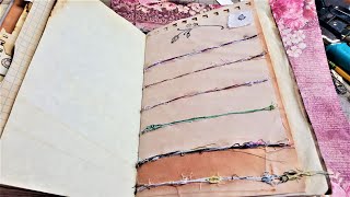Episode Five! : How To Make Pretty Pages in Junk Journals :) Thread Lines! No Sew! The Paper Outpost