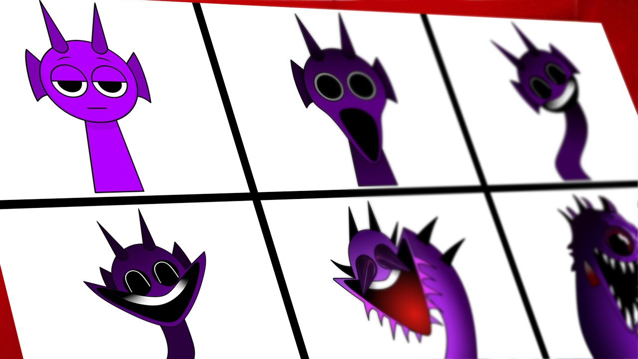 How to Draw Incredibox Sprunki: Phase 1 to Phase 6 | DURPLE - YouTube