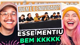 Não era ele?! Tentando ADIVINHAR QUEM É O ENDIVIDADO? | React Aqueles Caras