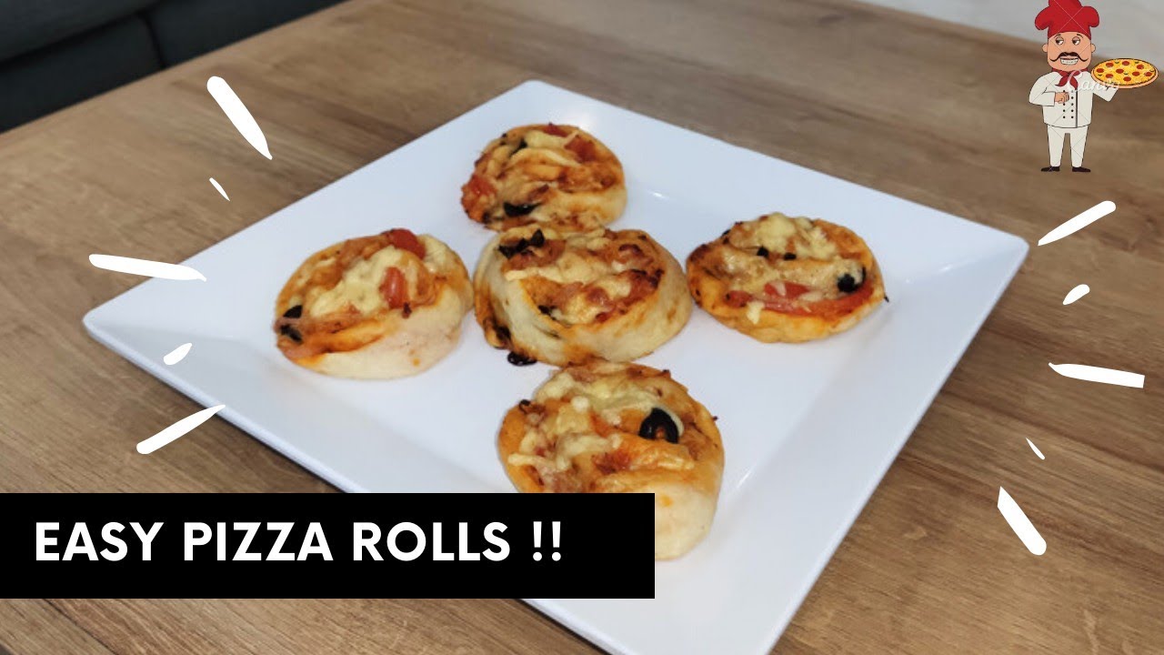 بيتزا رولي بطريقة جد سهلة و مبسطة EASY PIZZA ROLLS YouTube