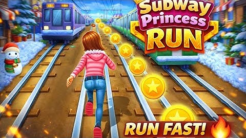 Subway Princess Runner - Gameplay Walkthrough Part 1 - Princess Subway Surfers (iOS, Android)
