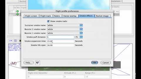 RockSim Software Tutorial - 02 - Flight Profile