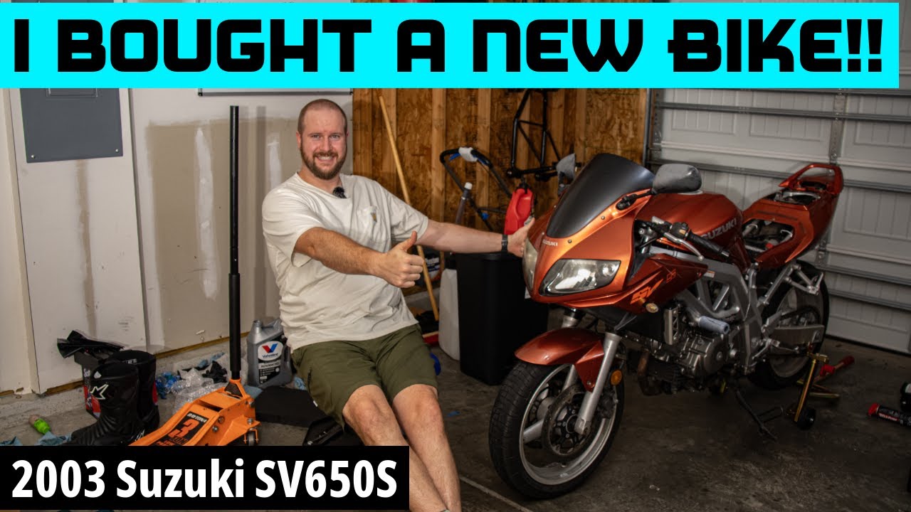 I Bought a 2003 Suzuki SV650S!!! Race Bike time.