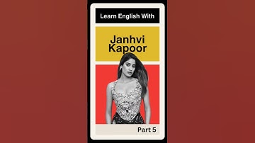Learn Advanced English Vocabulary with Janhvi Kapoor