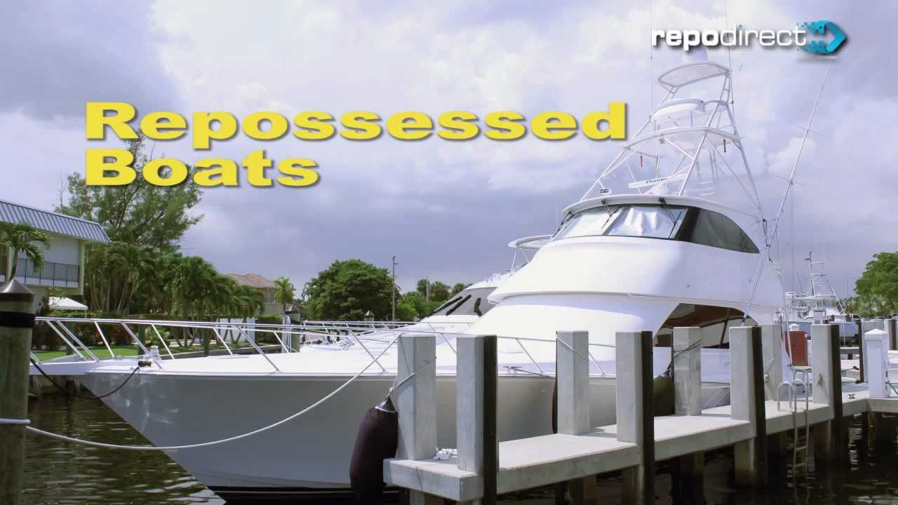 Where can one buy boats that have been repossessed?