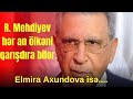 R. Mehdiyev hər an ölkəni qarışdıra bilər. Elmira Axundova isə...