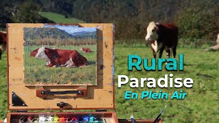Painting Outdoors - Cows & Creeks | THREE Paintings, En Plein Air!