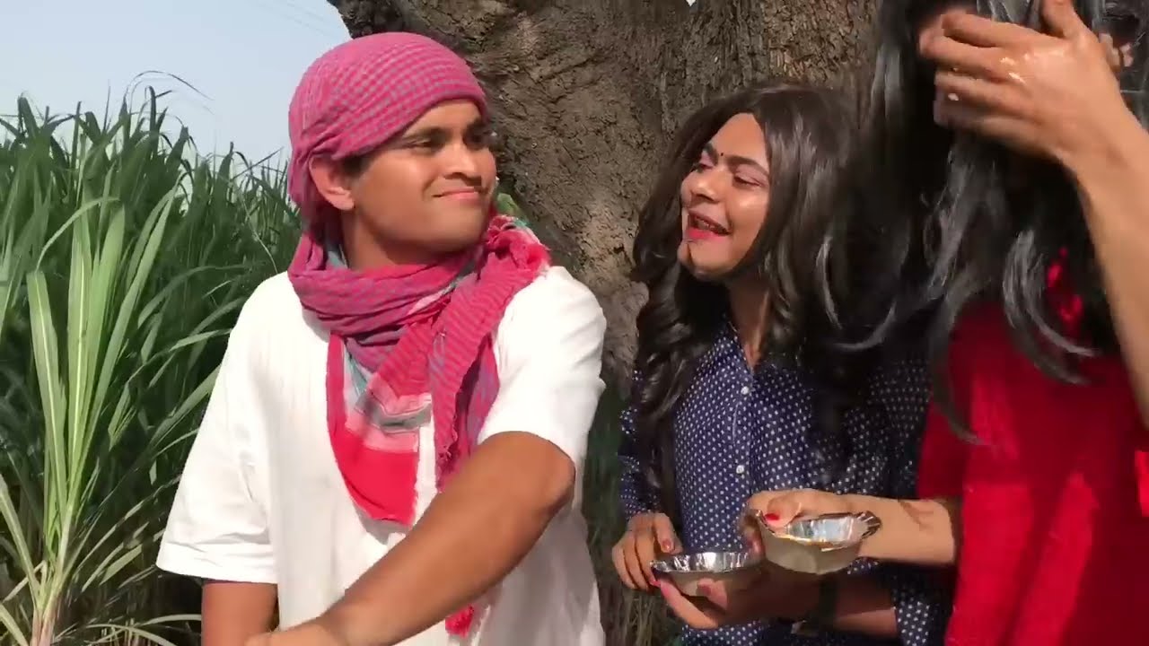 ખજુરભાઈ ખવડાવે પાણીપુરી -  Khajurbhai ni moj - IPL.12