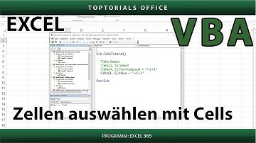 Zellen auswählen mit Cells / Excel VBA