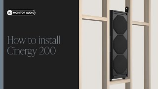 How to install Cinergy 200 | Monitor Audio