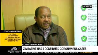 Coronavirus I Health Minister Dr. Obadiah Moyo confirms 2nd coronavirus case in Zimbabwe