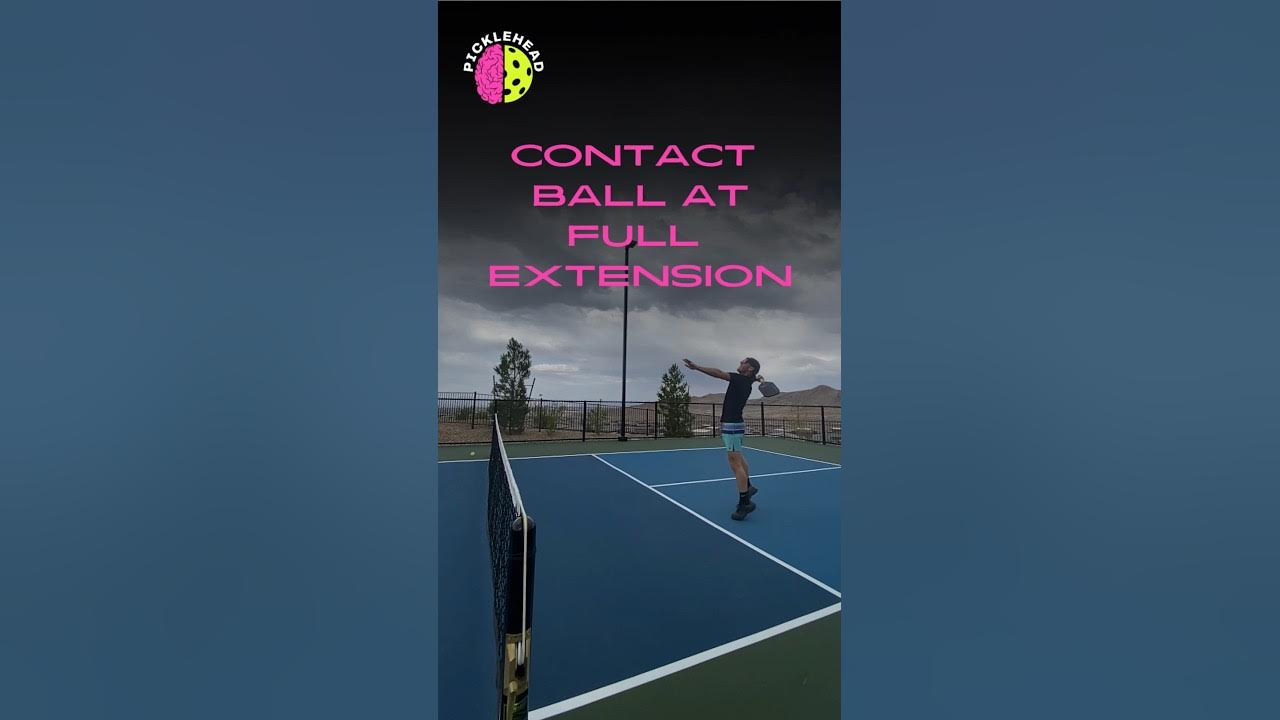 How to hit and Overhead in Pickleball💰… pickleball sports 