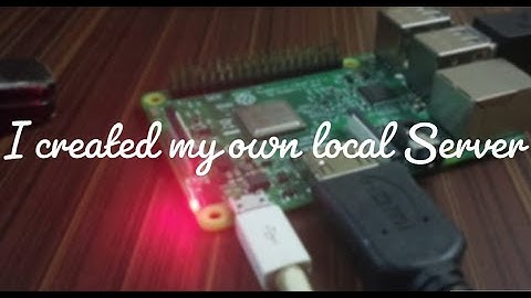 My First IoT Project | Raspberry pi - Django | local web server