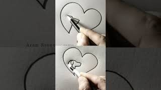 Re Drawing a Dog and a Cat in two stages #aram_nabeel