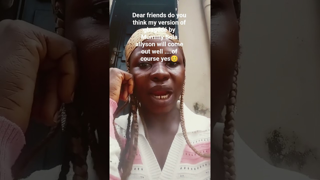 Watch how do you feels when you first listen to the song#gbagede by @THEṢỌLÁALLYSON#faithoverfear on YouTube Watch how do you feels when you first listen to the song#gbagede by @THEṢỌLÁALLYSON#faithoverfear on YouTube