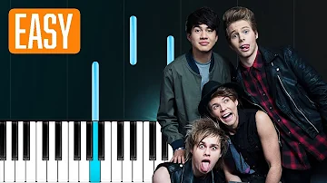 5 Seconds Of Summer - "Valentine" 100% EASY PIANO TUTORIAL