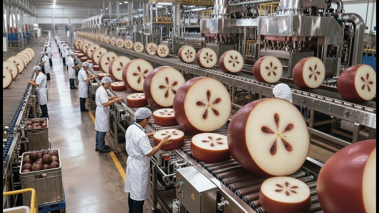 Inside the 320,000 LB U.S. Star Apple Processing Factory – The HYPNOTIC ...