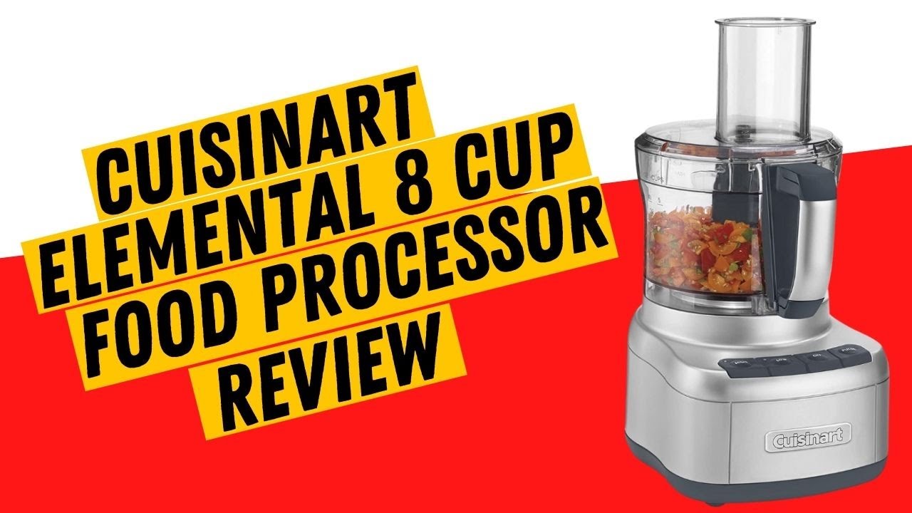 Cuisinart FP8SV Elemental 8 Cup Food Processor Review YouTube