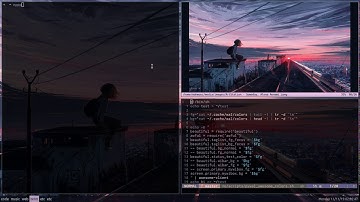 pywal with rofi, AwesomeWM, sxiv, st rice