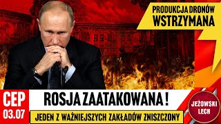 CEP - Najnowsze informacje. Rosyjska fabryka dronów zniszczona.