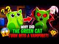 Why Did The Green Cat Turn Into A Vampire! 🧛🐱😳