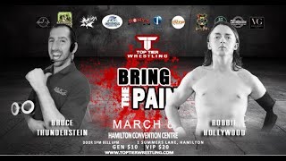 Full Match - Bring The Pain - Robbie Hollywood Vs Bruce Thunderstein