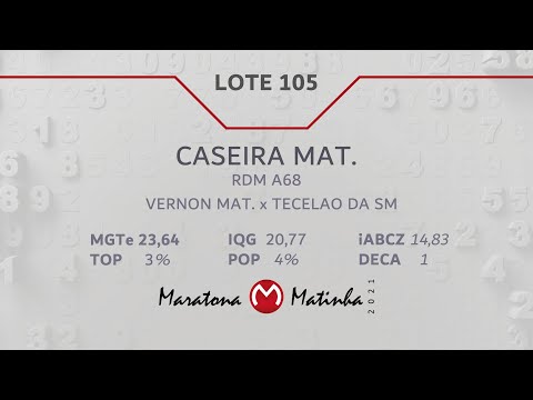 LOTE 105 Maratona Matinha