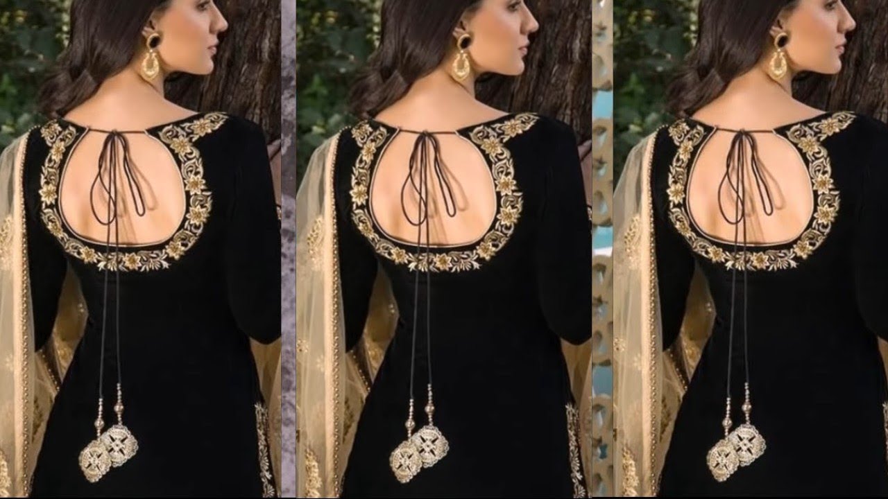 5 Latest Back Neck Designs for Salwar Kameez and Anarkalis – South India  Fashion