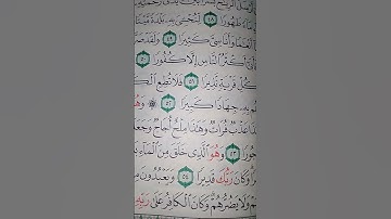 ما معنى "وهو الذى مرج البحرين"#سورة #الفرقان