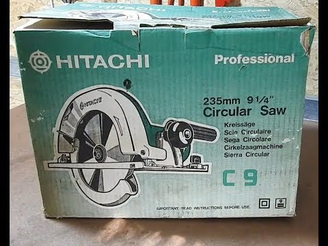 HITACHI C9 9-1/4" 235mm 1750W Circular Saw - First impressions and quick test run.