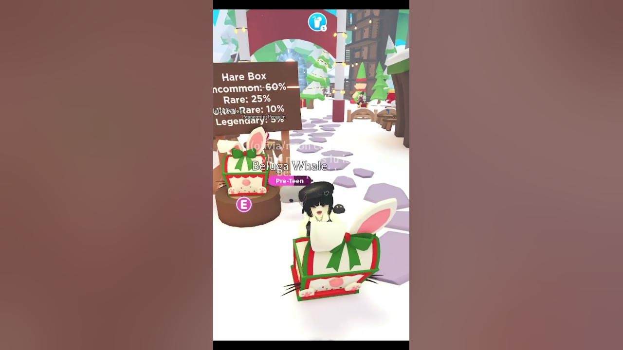 Opening an adopt me hare box - YouTube