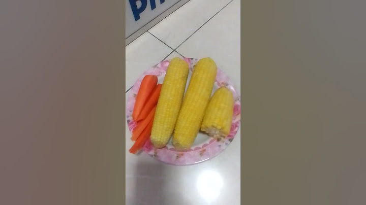 #กินข้าวโพดกับแครอท