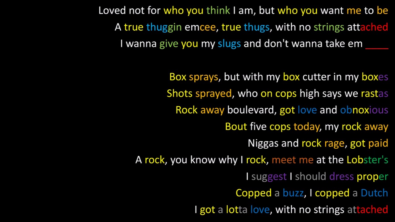 MF DOOM - Who You Think I Am? - Rhymes Highlighted