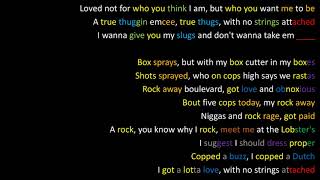 MF DOOM - Who You Think I Am? - Rhymes Highlighted