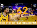 Stephen Curry career high 62 pts PLAY BY PLAY Breakdown! Sobrang init! Best shooter of all time!