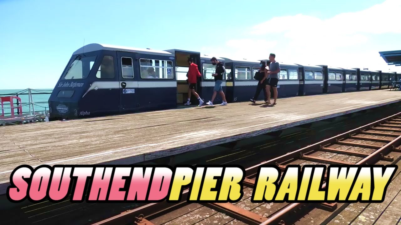 Southend-on-Sea PIER RAILWAY - Essex - England (4k)