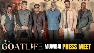 UNCUT - The Goat Life | Mumbai Press Meet  | Prithviraj Sukumaran, A R Rahman, Jimmy Jean Louis