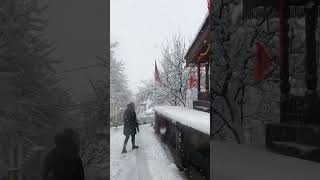 Prini village, Manali #himachalpradesh #snowfall #kulluvalley #vishnutemple