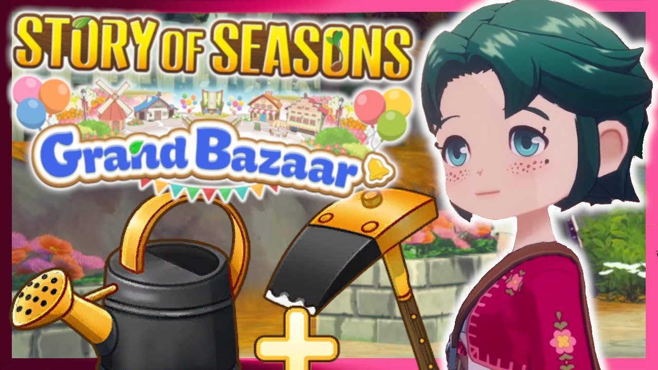 A WINDMILL UPGRADE and Shiny Gold Tools! | Story of Seasons Grand Bazaar | Part 14