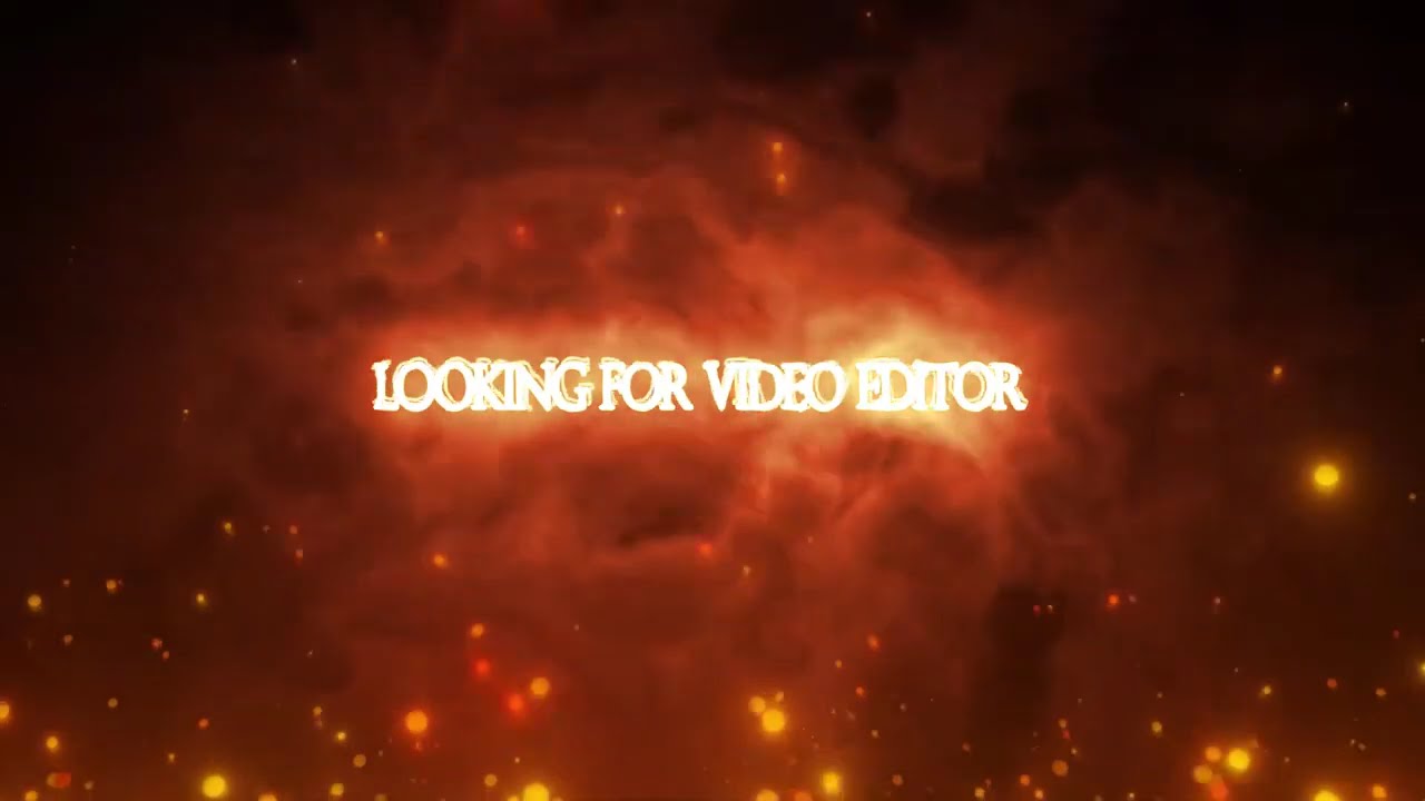 burning text effect